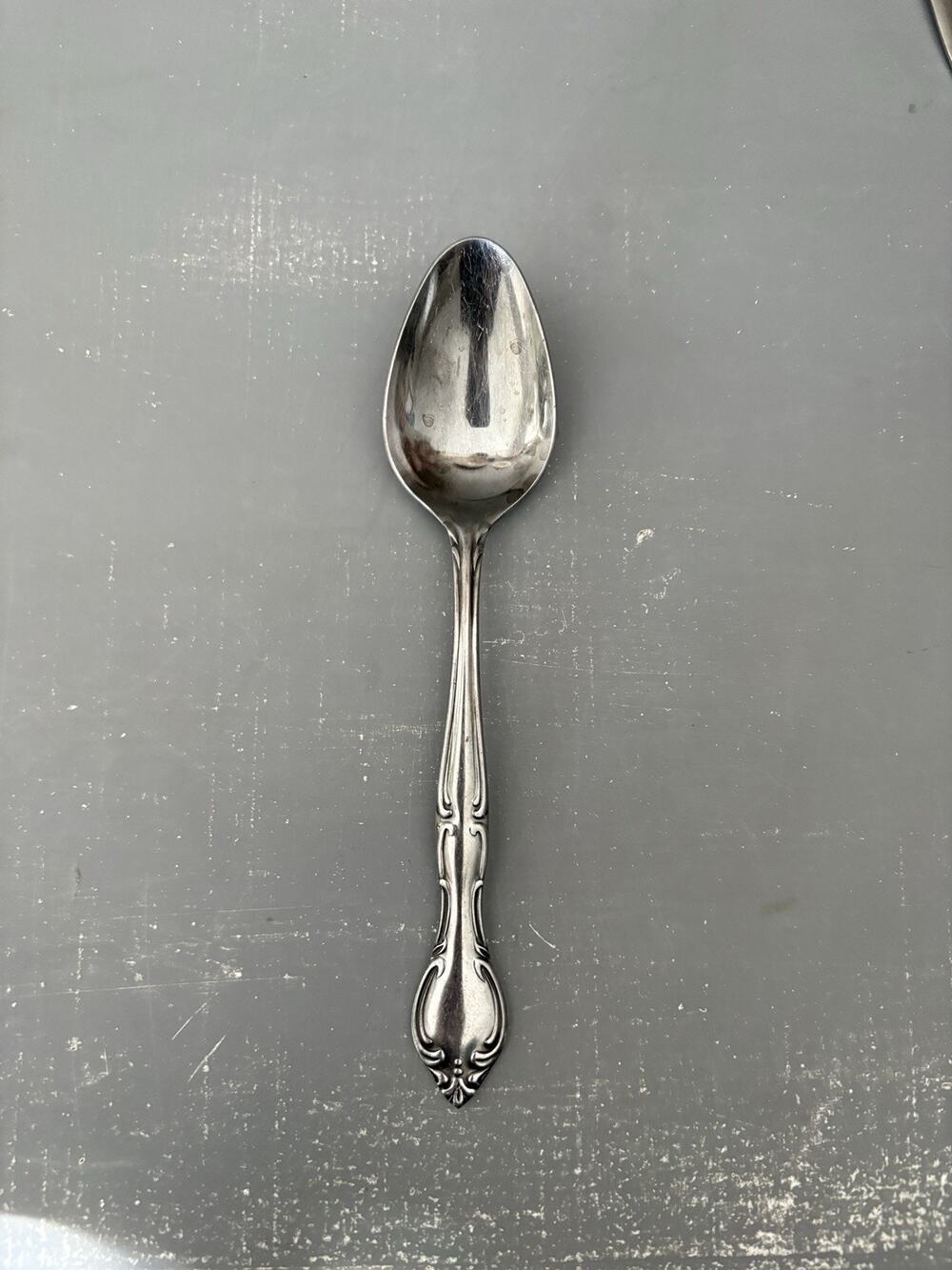 "HAMPTON COURT" Stainless Soup Spoon Replacement 7.5” Vintage MCM~Japan